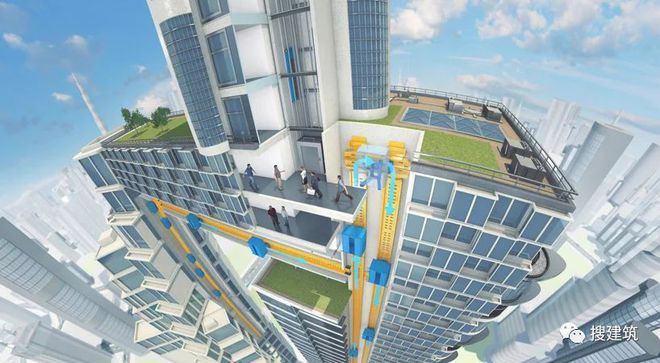 博鱼体育体育平台网页版建筑结构丨全球首个“水平移动”的电梯为建筑创造了一条新的途